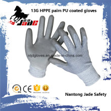 13G Gary PU Coated Safety Cut Handschuh Level Grade 3 und 5